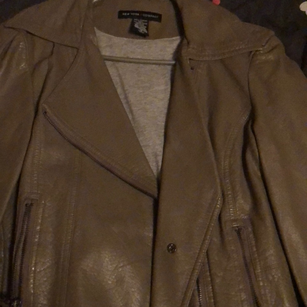 New York and Company Leather Jacket